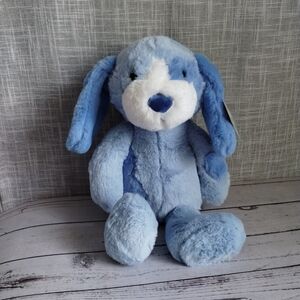 12-Inch Blue Plush Stuffed Dog by Kid Connection
